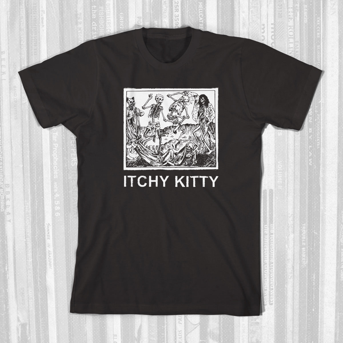 Itchy Kitty: Buckles tee